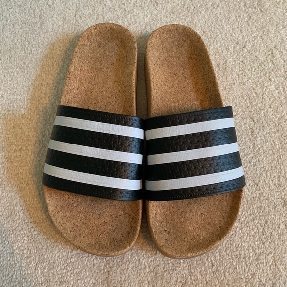 cork slides adidas